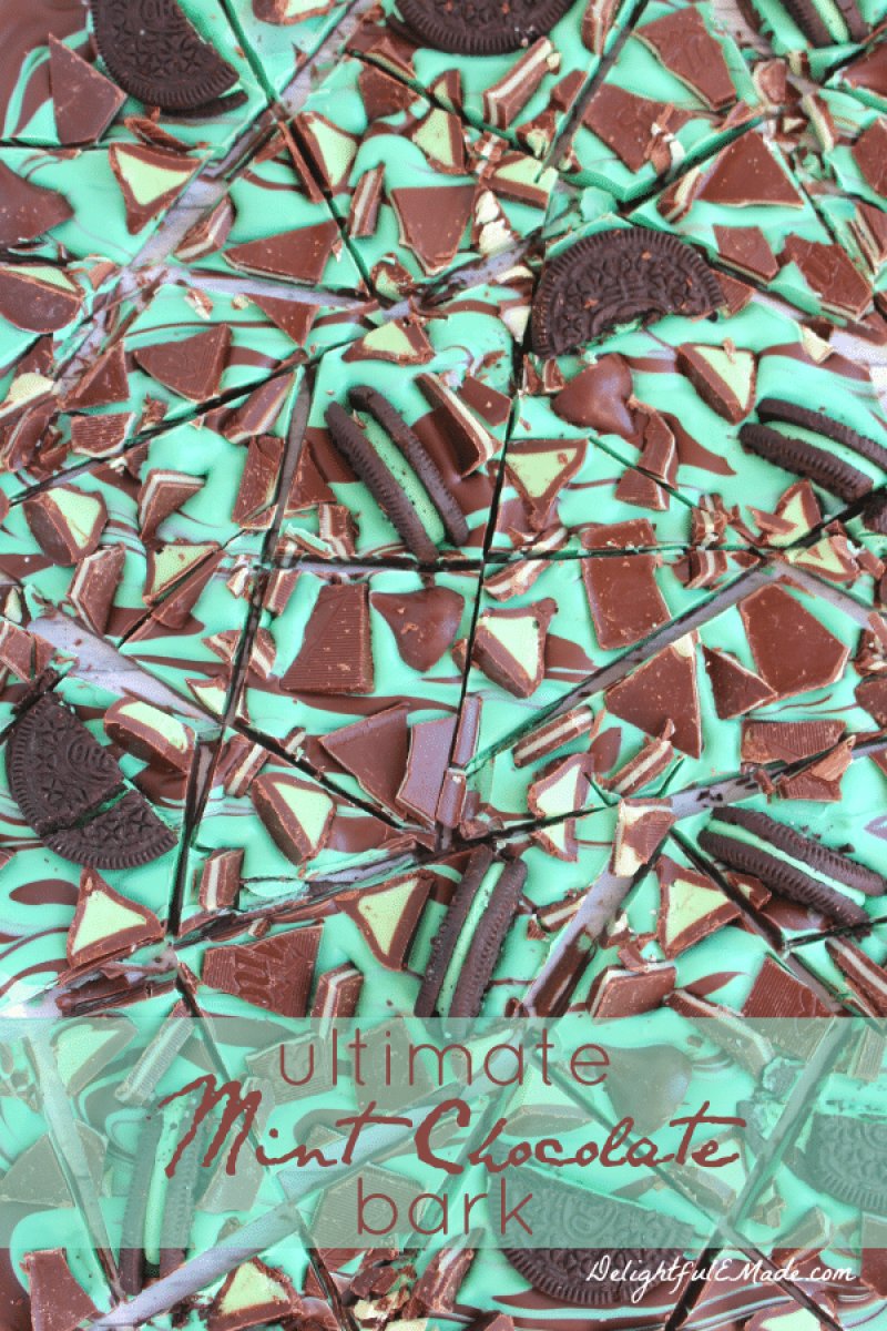 Ultimate Mint Chocolate Bark By Delightful E Made