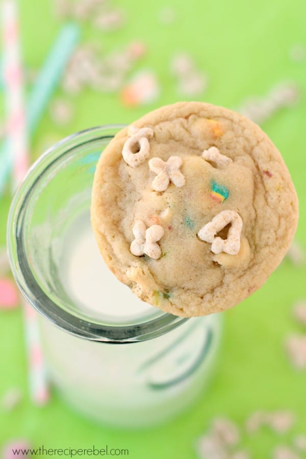 White Chocolate Lucky Charms Cookies By The Recipe Rebel
