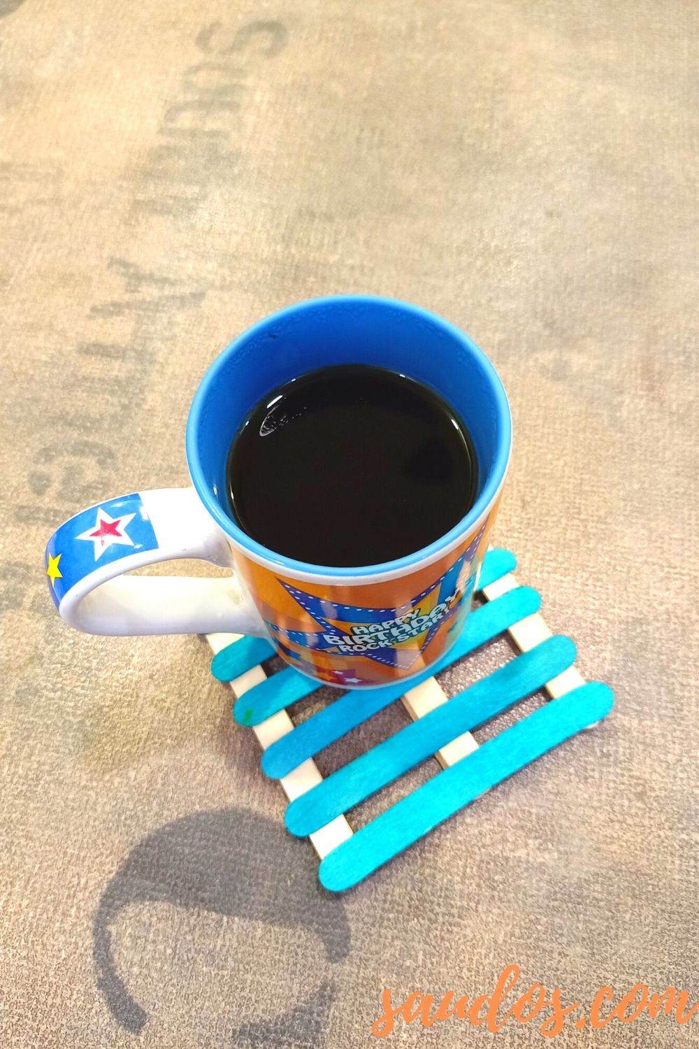 How to make DIY Popsicle Coaster
