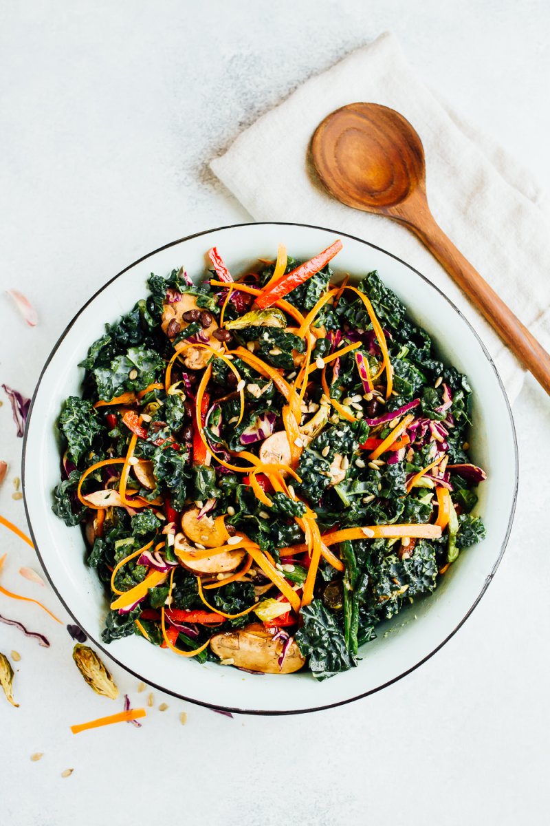 Kale Detox Salad from Eating Bird Food