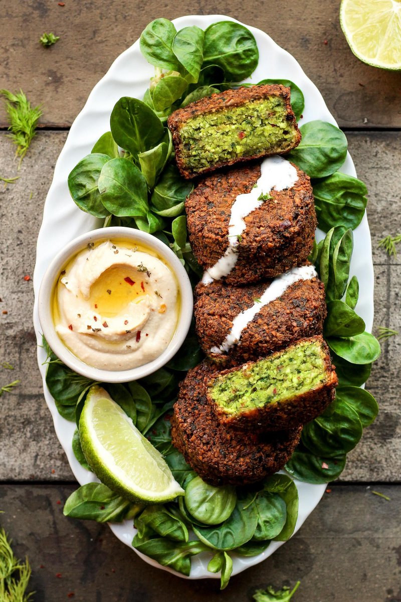 Magical Green Falafels from Full of Plants
