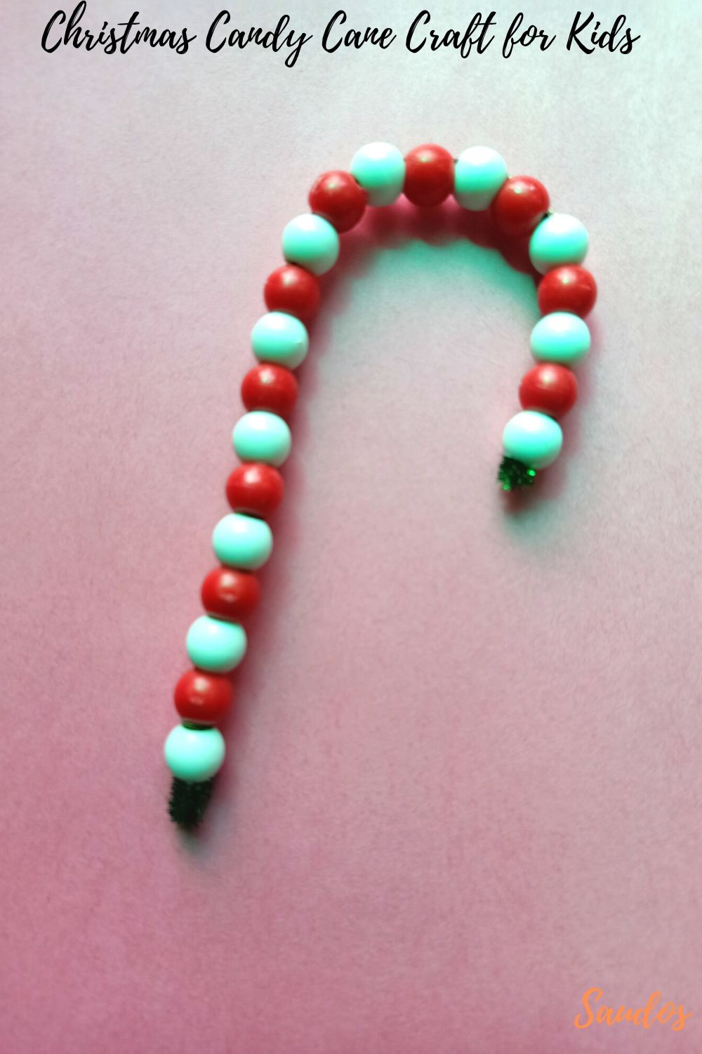 Christmas Candy Cane Craft for Kids