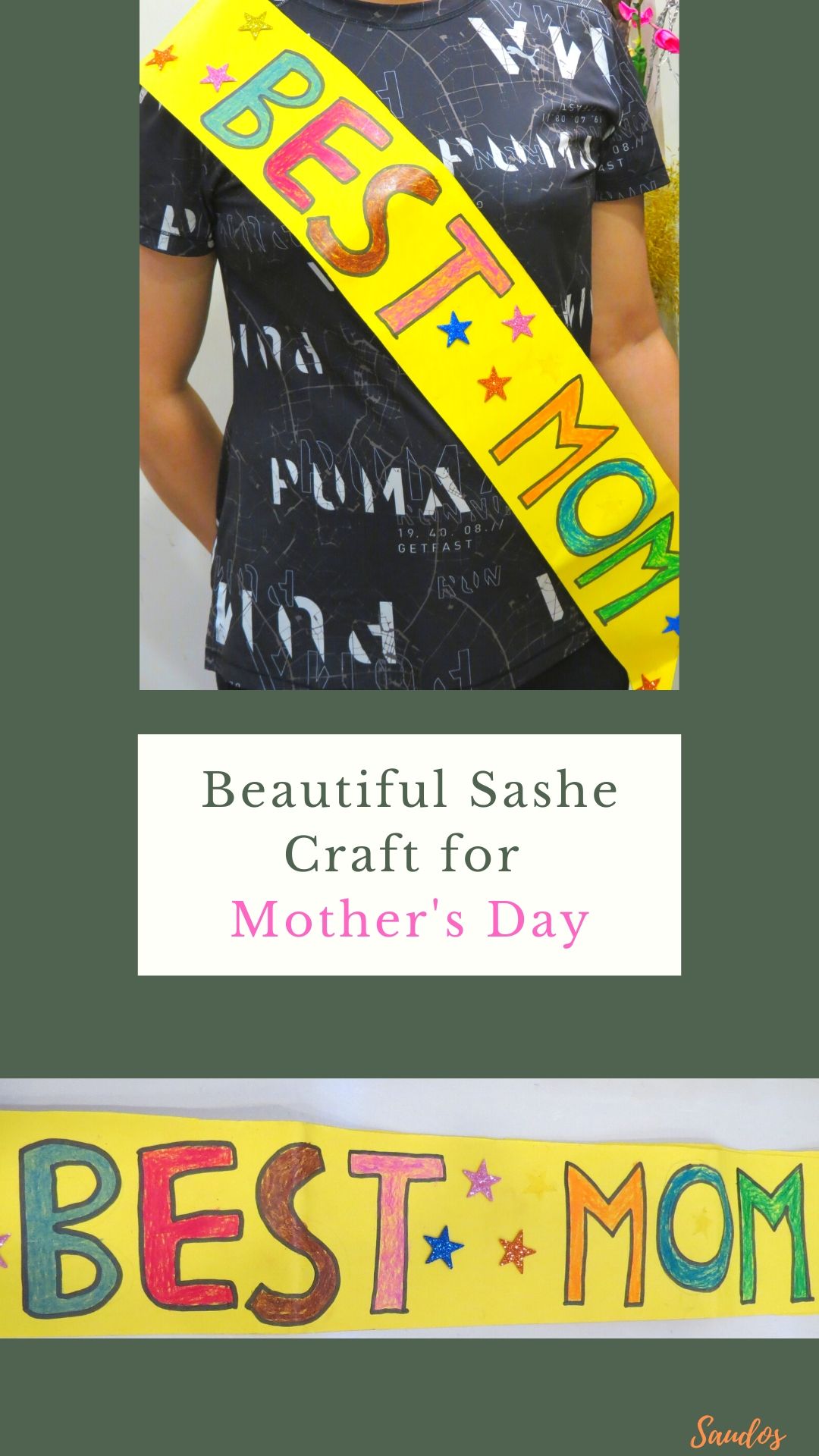 Beautiful Sashe Craft for Mother's Day