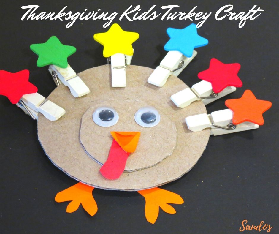 Thanksgiving Kids Turkey Craft