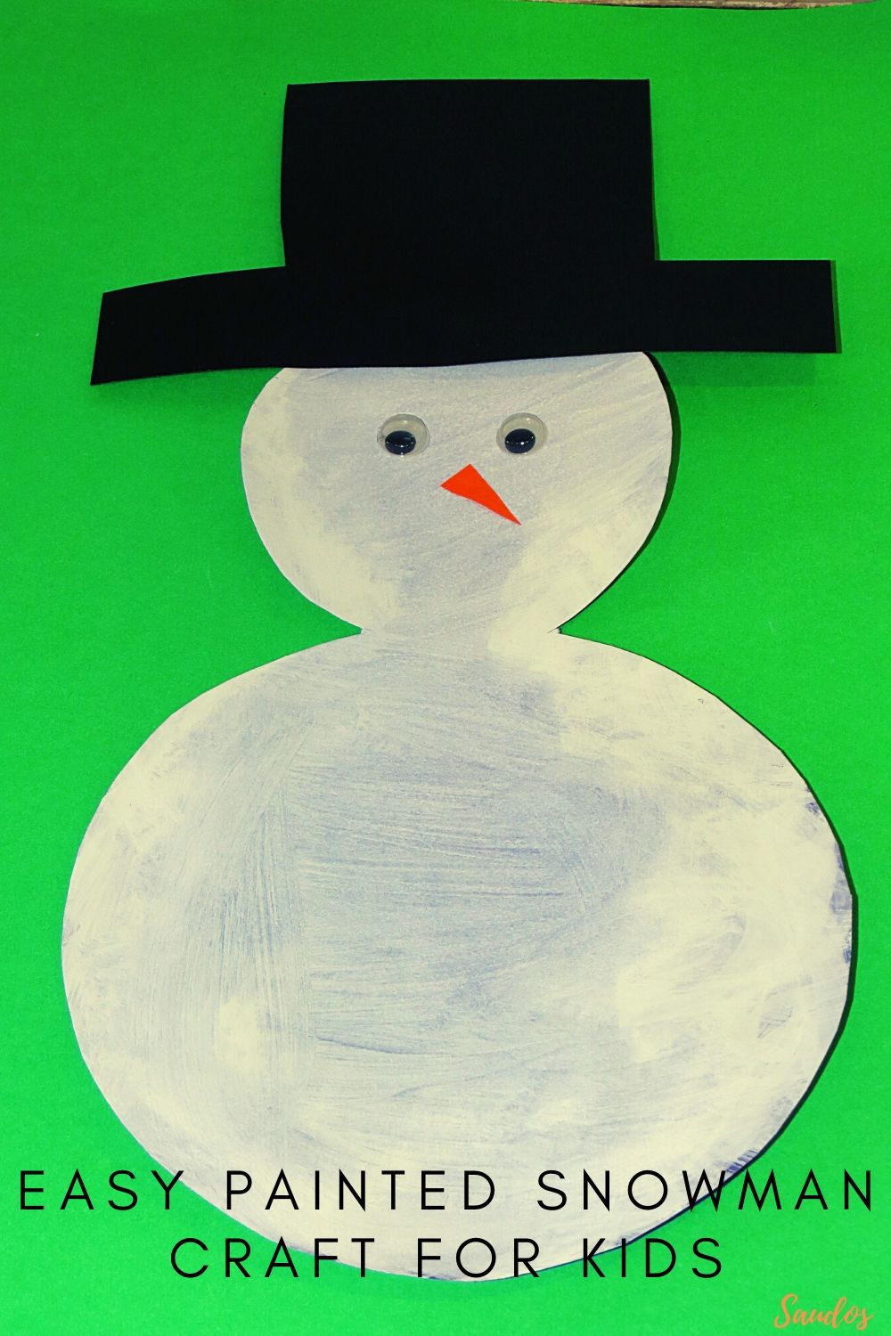 Easy Painted Snowman Craft For Kids